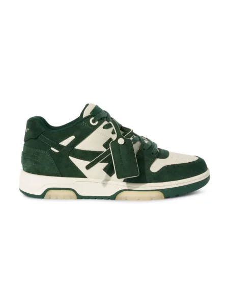 Sneakersy Off-white skórzane biznesowe białe