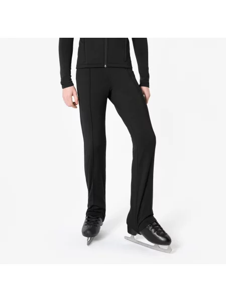 Legginsy treningowe do łyżwiarstwa figurowego dla dzieci Axelys czarne