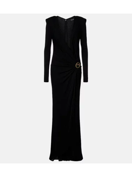 Rochie Roberto Cavalli drapată negru