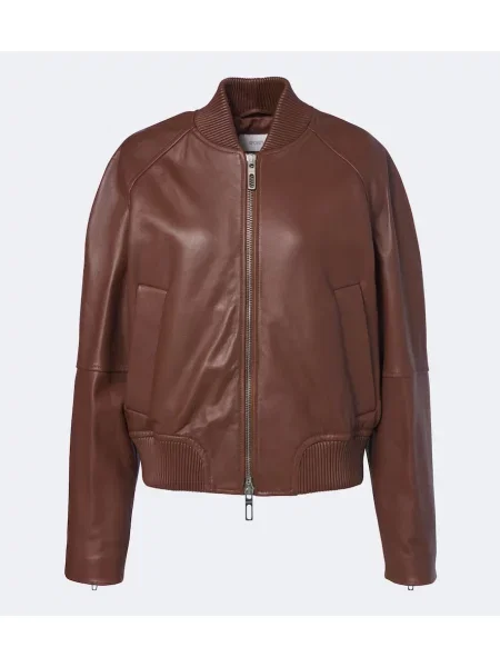 Geanta de piele Sportmax maro