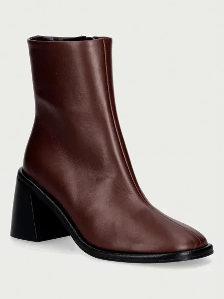 Souliers Martinez botine pentru femei din piele TERUEL maro