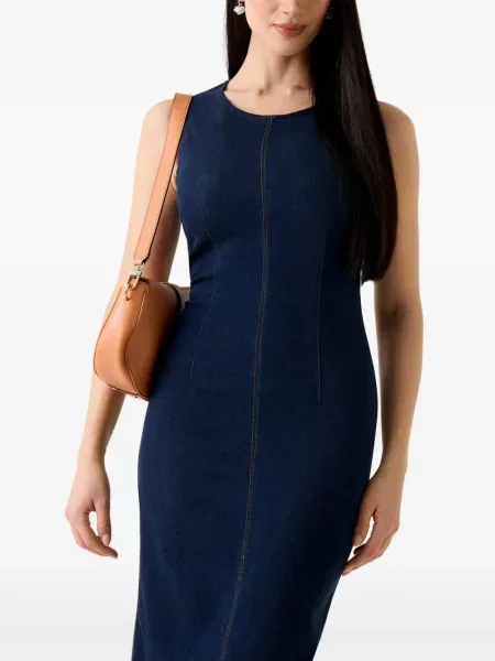 Rochie midi Guess din lyocell albastru