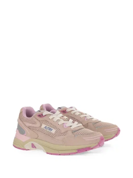 Sneakerși Autry din piele de căprioară roz