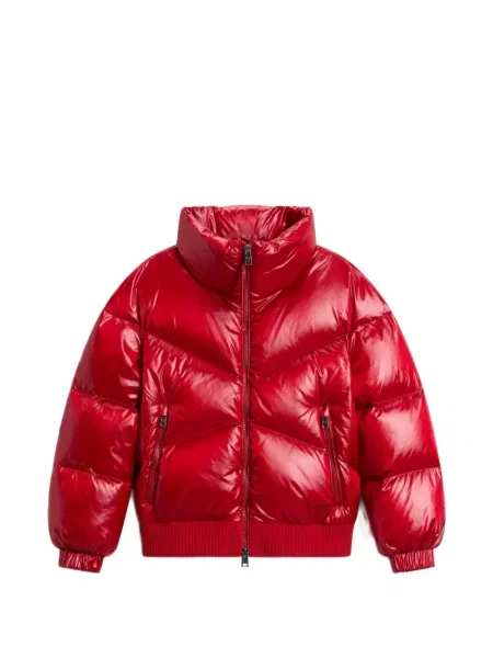 Kurtka bomber dziecięcy Woolrich czerwony