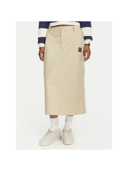 Reebok Midi sijonas Stefania Regular Fit smėlio