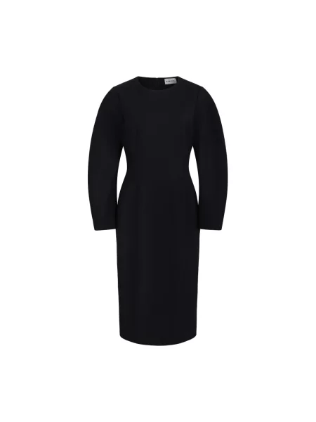 Sukienka Parosh wełniana czarna