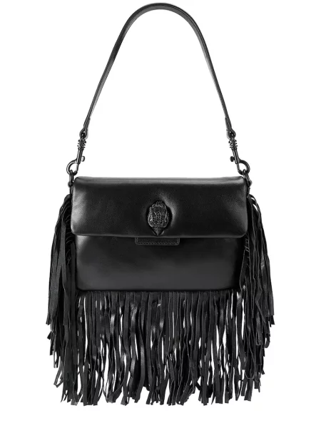 Kurt Geiger London crossbody kabelka dámska kožená OXFORD čierna