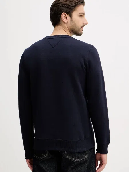 Mikina Tommy Hilfiger tmavomodrá s aplikací