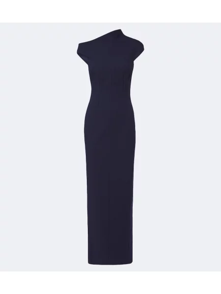 Rochie Solace London asimetrică albastru