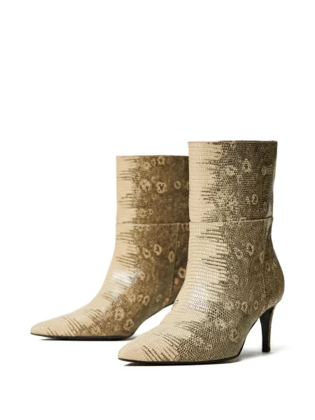 Botine Twinset cu imagine auriu