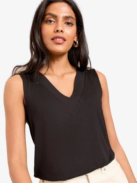 Love & roses Top negru