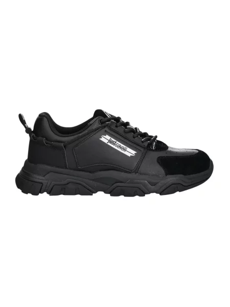 Sneakersy Just Cavalli skórzane czarne