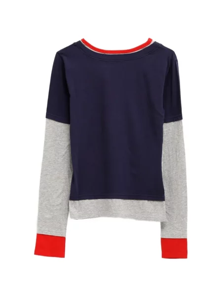 Lung tricou Gimaguas albastru