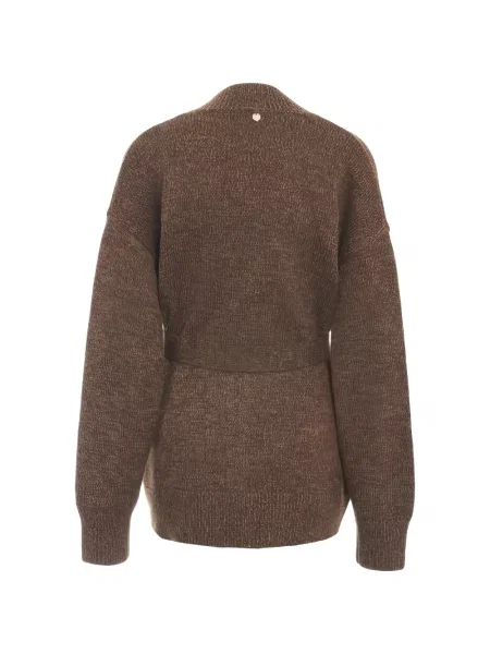 Cu centură cardigan Liu Jo maro