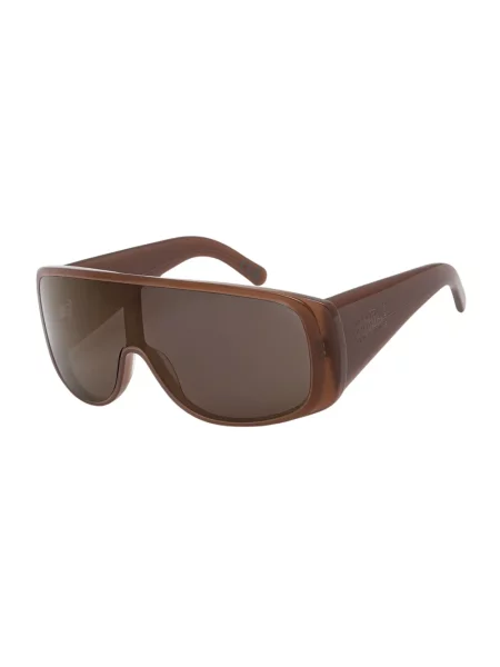 Maison Margiela okulary przeciwsłoneczne MARGIELA MASK BROWN brązowe
