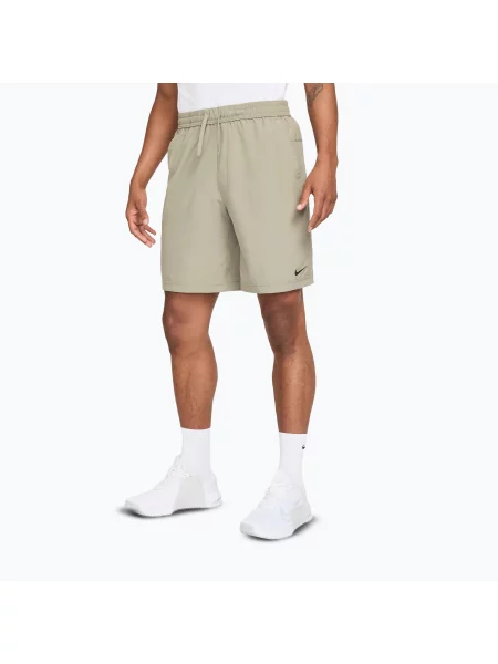 Шорти для бігу Nike Form Dri-Fit Unlined 9" light army/black чорні