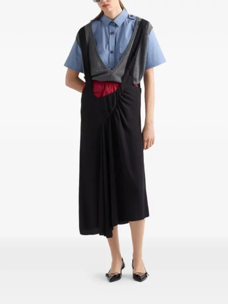 Rochie Prada din satin negru