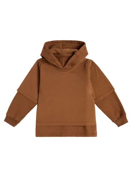 Hoodie Rick Owens καφέ