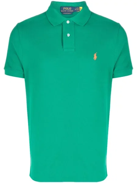 Polo Polo Ralph Lauren cu broderie verde