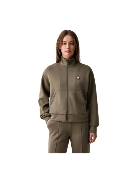 Bluza rozpinana Guess zielona