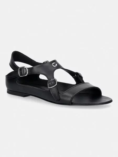 Coperni Buckle On sandale de femei din piele