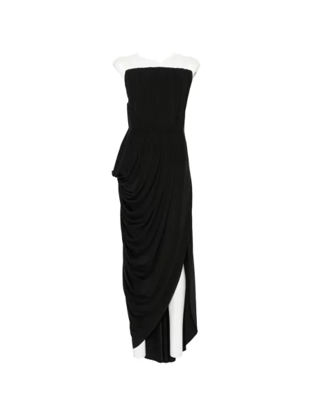 Rochie Stella Mccartney asimetrică drapată negru