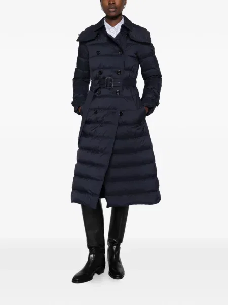 Matlasat trenci Burberry albastru