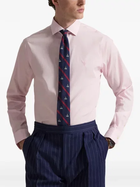 Ριγέ δερμάτινος κάλτσες Polo Ralph Lauren με κορδόνι μαύρο