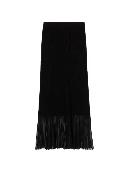 Lung fustă Claudie Pierlot tricotate negru
