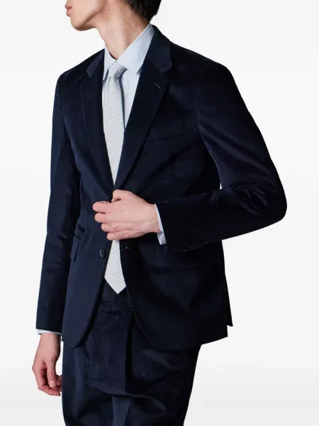 Sacou Paul Smith de catifea cord albastru