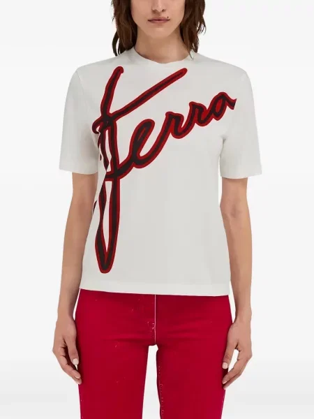 Tricou Ferragamo alb