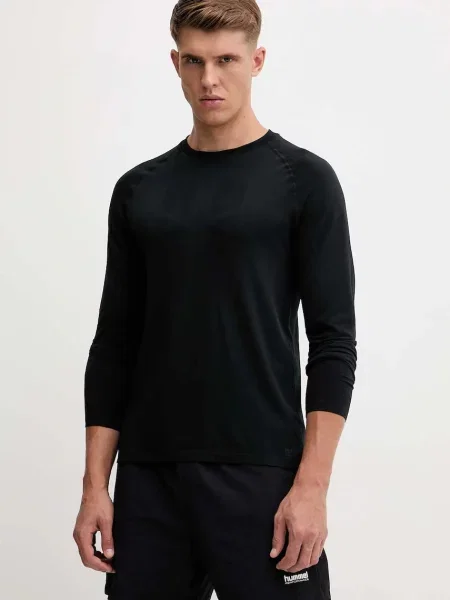 Hosszú ujjú póló Hummel fekete