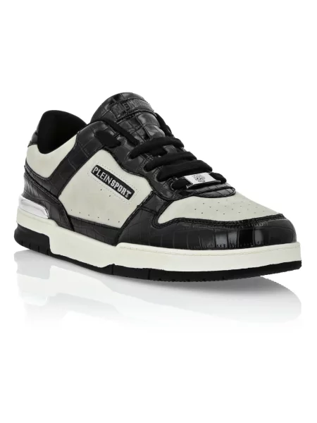 Plein Sport Sneakersy FAES Biały czarne
