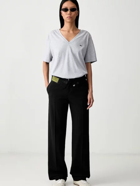 Lacoste tricou basic de damă din gri
