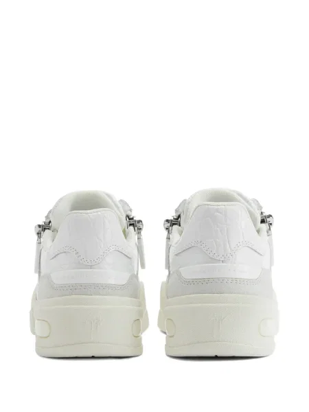 Sneakerși Giuseppe Zanotti cu imagine alb