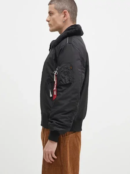 Bomber jakna Alpha Industries crna