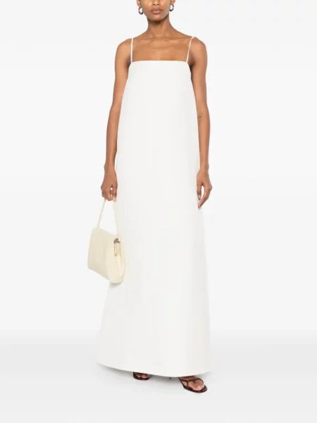 Rochie maxi Calvin Klein Collection cu bretele alb