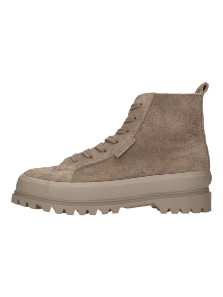 Botki Superga zamszowe brązowe