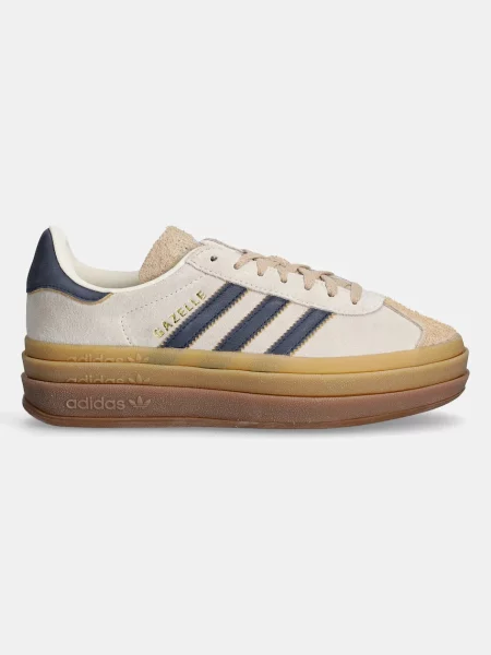 Adidas Originals sneakers din piele Gazelle Bold bej