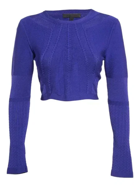 Плетен топ Cushnie синьо