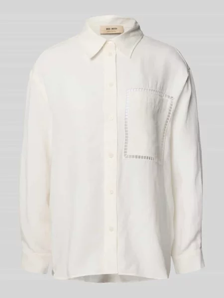 Bluzka o kroju regular fit z kieszenią na piersi model ‘Jova Alexis’ Mos Mosh