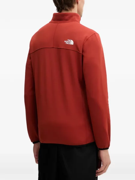 Bluza rozpinana The North Face z nadrukiem pomarańczowa