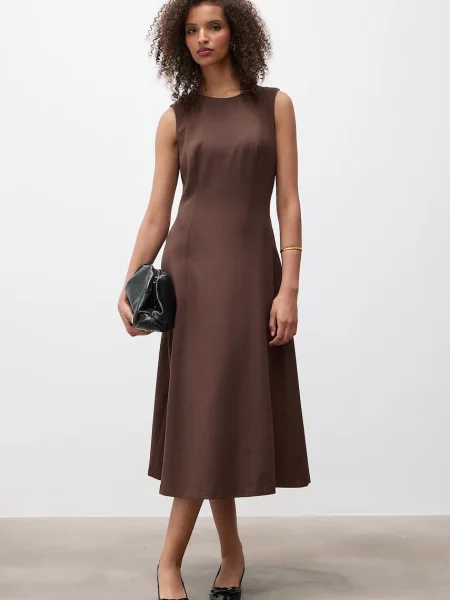 Answear.LAB rochie cu maro