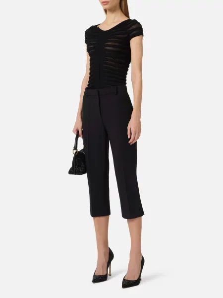 Футболка Elisabetta Franchi чорна