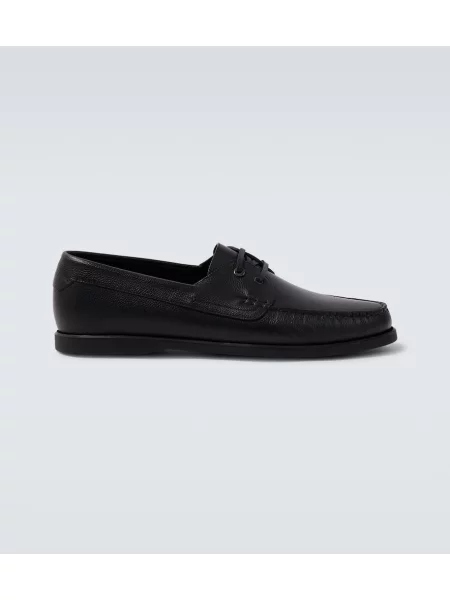 Pantofi loafer Brioni din piele negru