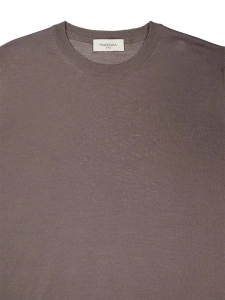 Pulover Piacenza Cashmere de lână maro
