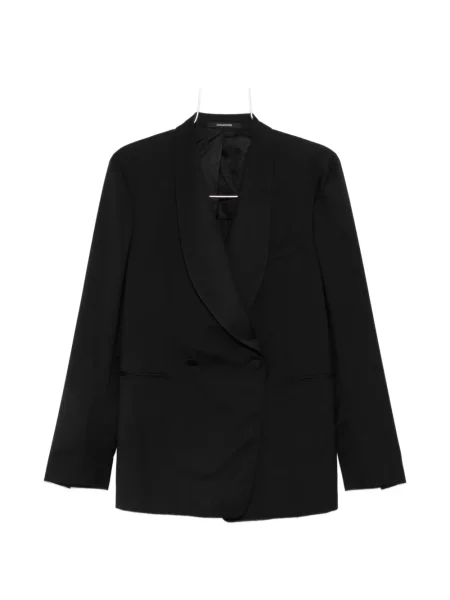 Sacou Tagliatore de lână cu două rânduri de nasturi negru