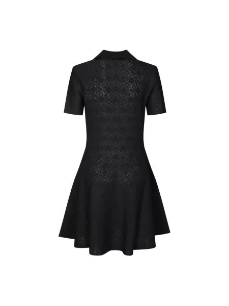 Lniana sukienka Givenchy czarna
