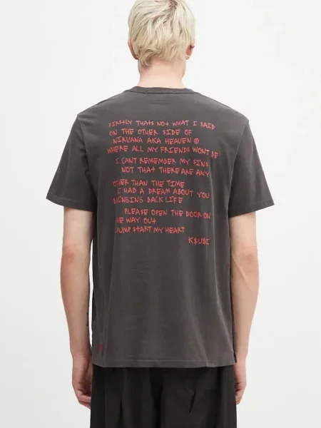 Футболка Ksubi с принтом черная