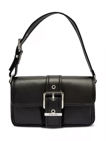 Michael Kors De piele geantă pe umăr Colby negru